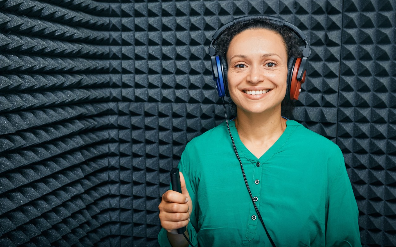Woman smiling