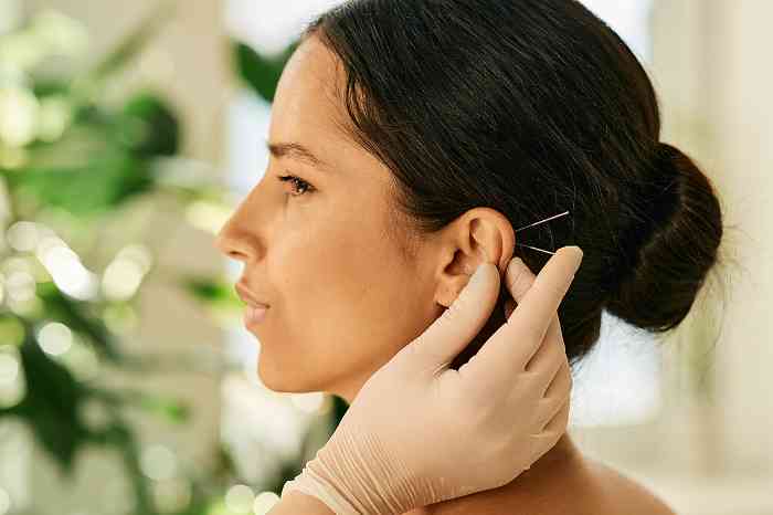 auriculotherapy patient