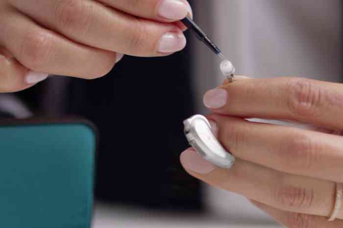 Hearing aid filters cleaning