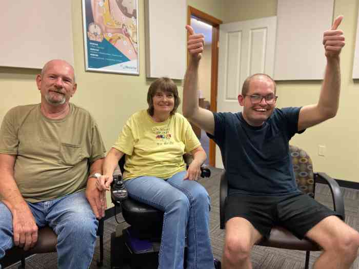 Curtis and his family