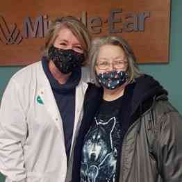 Kathy and Missy after recieving hearing aids
