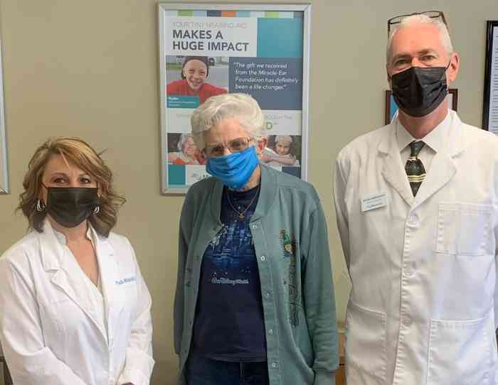 Shirley with her HCP's Paula and Bryan