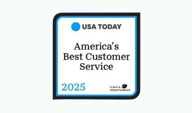 USA Today America's Best Customer Service Award 2025