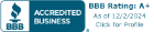 Better Business Bureau A+ Rated