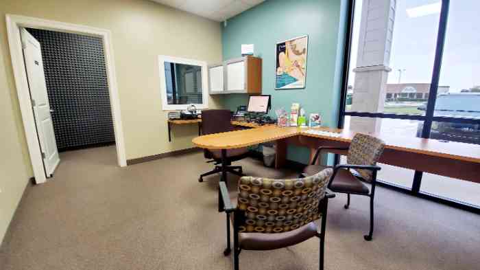 Lafayette testing room