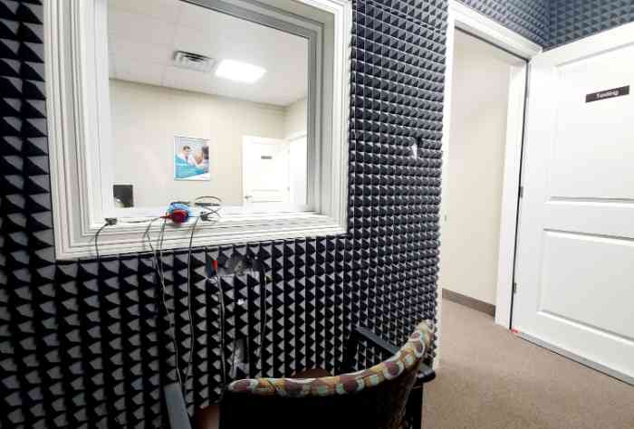 Lafayette testing booth