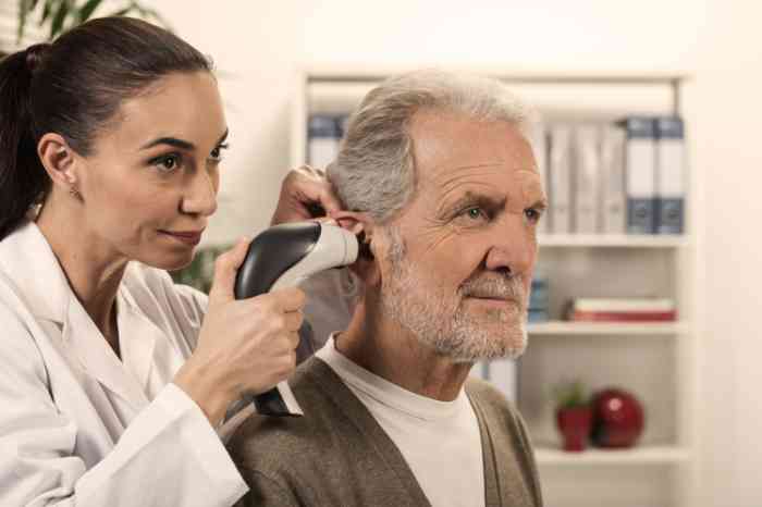 doctor doing video otoscopy