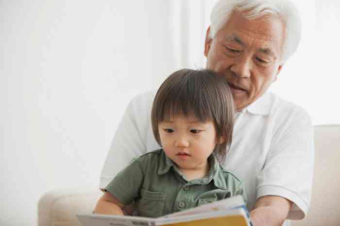 grandfather and grandson